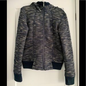 Bench navy knit jacket large